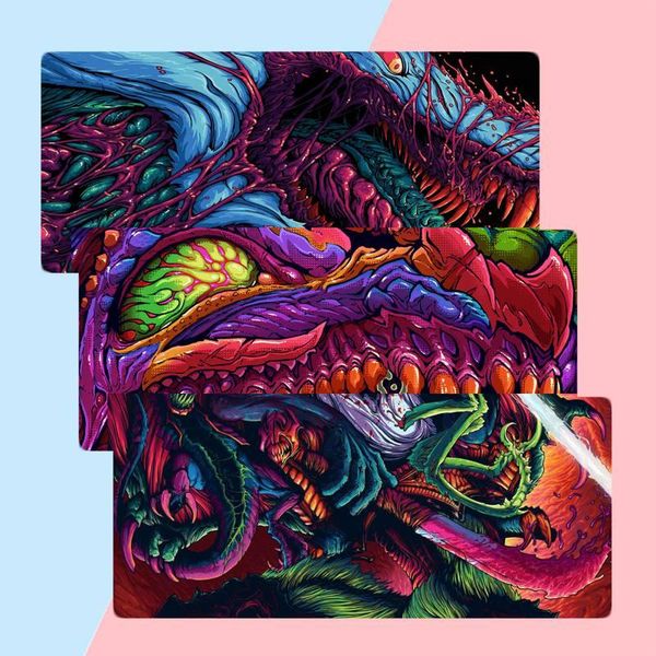 

mouse pads & wrist rests hyper beast ghost customized mousepads computer lapanime mat x xl xxl non slip cushion thickness 2mm lockedge e