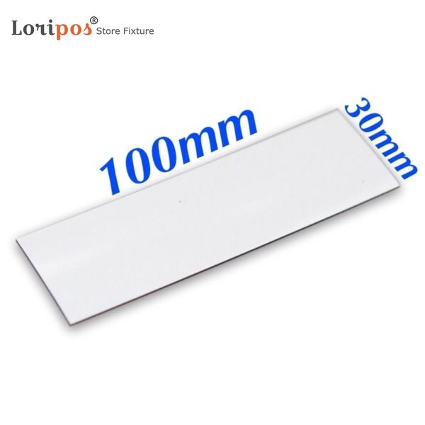 

89x45mm warehouse factory magnetic shelf labels magnet labeling whiteboard