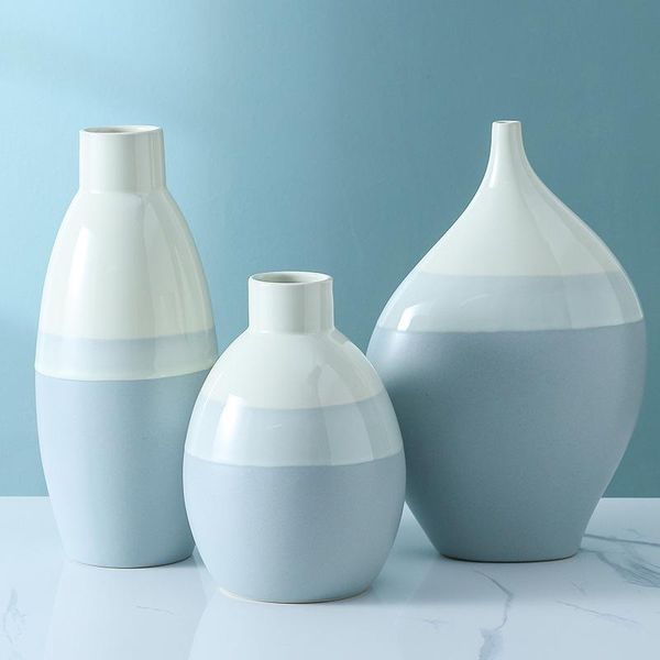 

vases ceramic small vase crafts flowers hydroponic flower device nordic home living room soft decoration dxuialoi