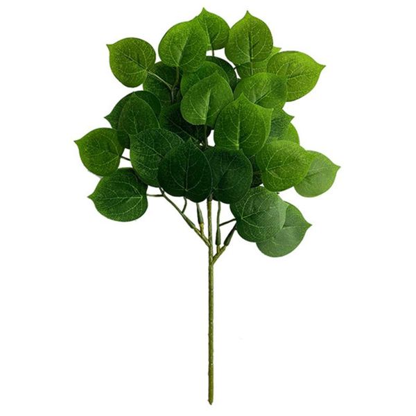 

decorative flowers & wreaths apple leaf decoration fake palm leafs flower stems table green plants daily festive supplies plastic monstera f