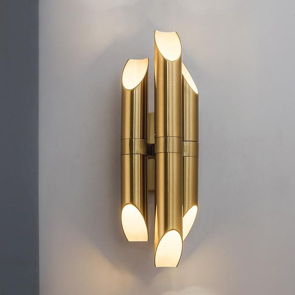 

modern wall lamp gold sconce for bedroom bedside creative design home decor light led indoor lighting fixture luxury lustre lamps