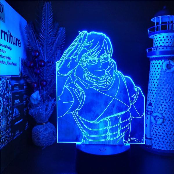 

night lights my hero academia boku no iida tenya led anime lamp 3d nightlights visual light table for xmas gift