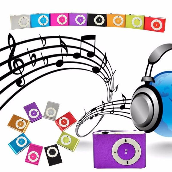 

clip-on mini tf/sd slot usb metal mp3 player portable micro 2021 & mp4 players