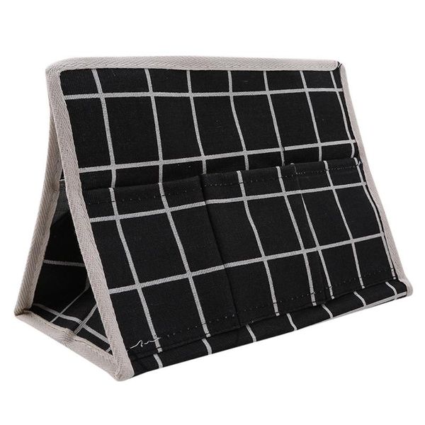 

multifunction waterproof cotton linen storage bag portable car napkin box 6 pocket tissue bags