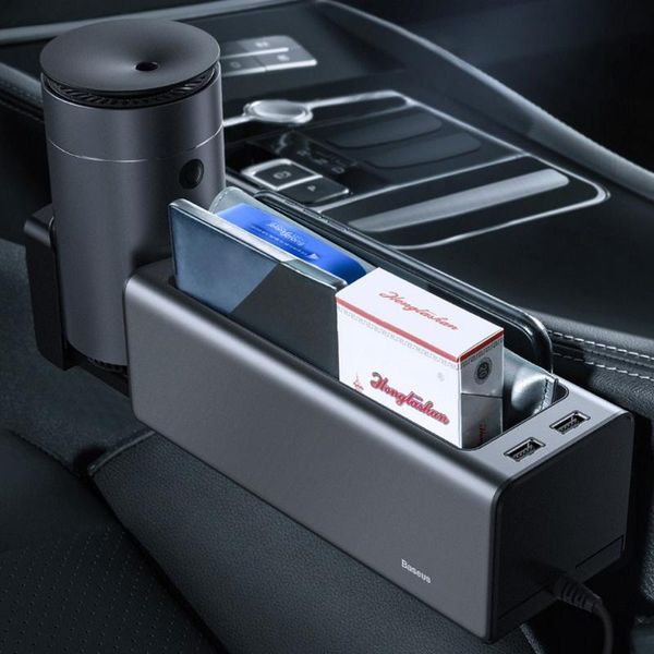 

car organizer auto seat crevice gaps storage box cup phone holder for pockets stowing tidying accessories