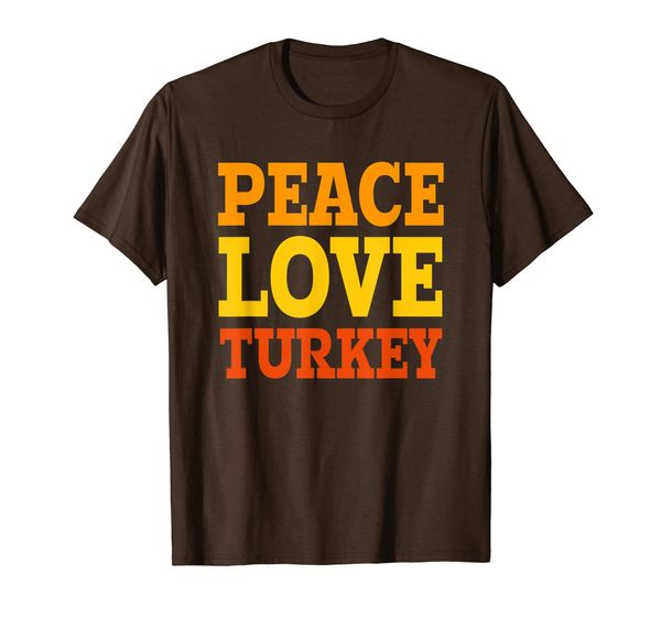 

Vegetarian Peace Love Turkey Thanksgiving T-Shirt, Mainly pictures