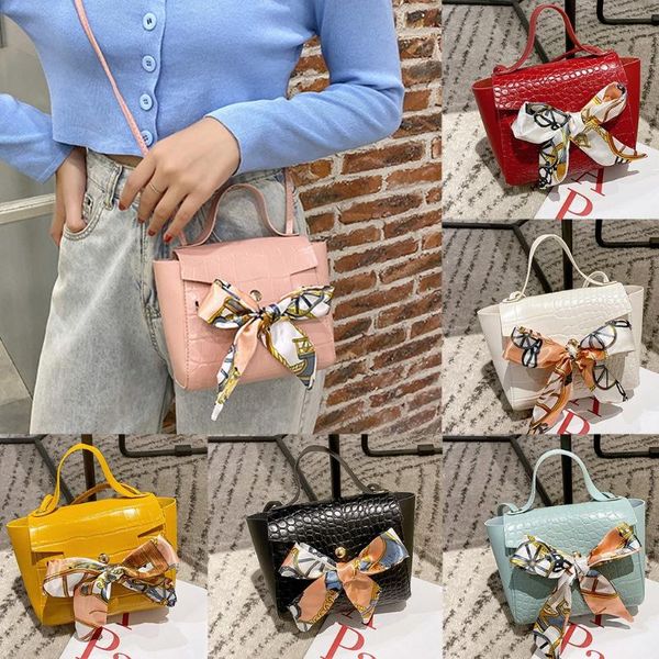 

waist bags fashion fanny pack pouch for ladies women's all-match silk scarf single shoulder messenger bag