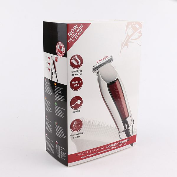 

detailer red men's electric hair clippers cord wire razors professional trimmers corner razor hairdresse fedex