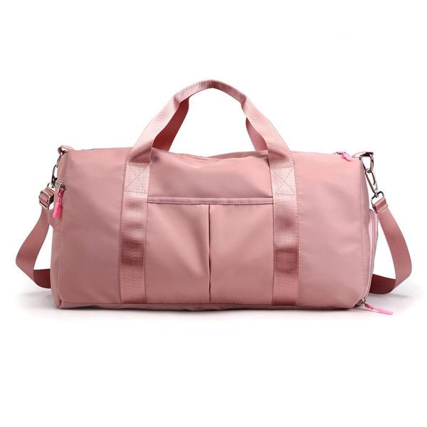 

duffel bags outdoor waterproof nylon sports gym men women training fitness travel handbag yoga mat sport bag with shoes compartment