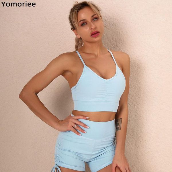 

sports underwear women quick dry running fitness push-up yoga bra high impact sweatpants training yomoriee gym clothing, White;black