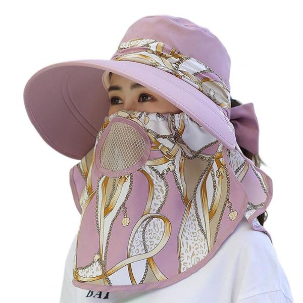 

wide brim hats sun hat foldable cotton summer for climbing, Blue;gray