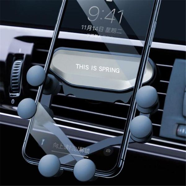 

car stand holder for phone air vent clip mount no magnetic mobile cell support gps shelf desk mounts & holders