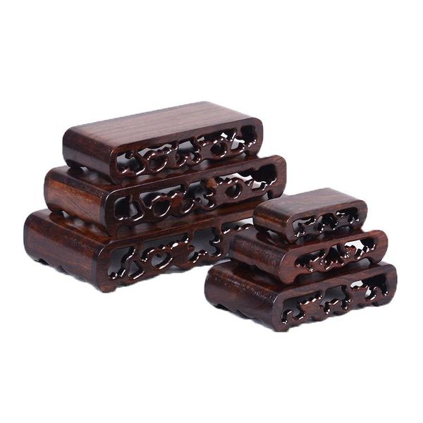 

decorative objects & figurines rosewood handicraft ornaments buddha base rectangular flower potted scenery wonderful stone wholesale