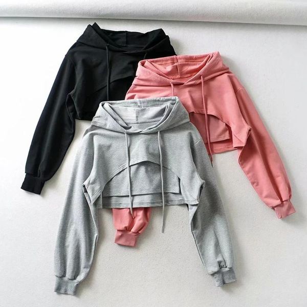

women's hoodies & sweatshirts women's winter coats 2021 tracksuit anime sweater sweatshirt suit coat cardigan bodysuit female, Black