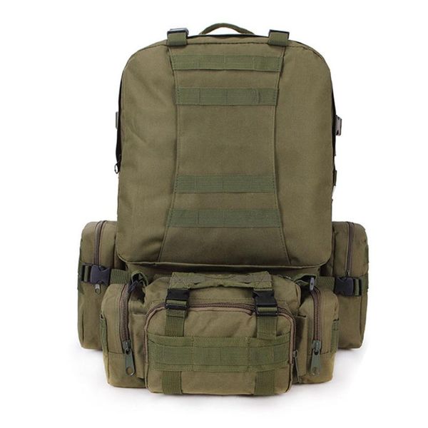 

outdoor bags 50l tactical backpack,men's military backpack,4 in 1molle sport bag,outdoor hiking climbing army backpack camping