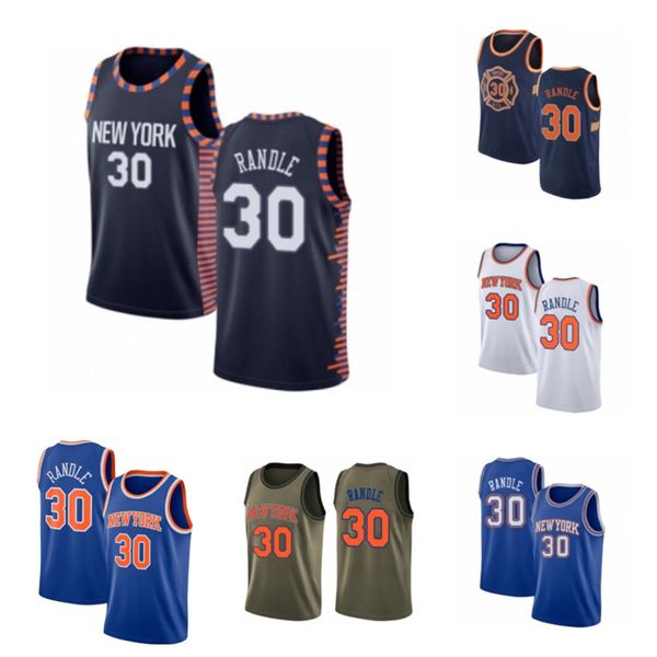 

2021 custom men women youth 30 randle basketball jerseys red blue jersey leave number name, Black;red