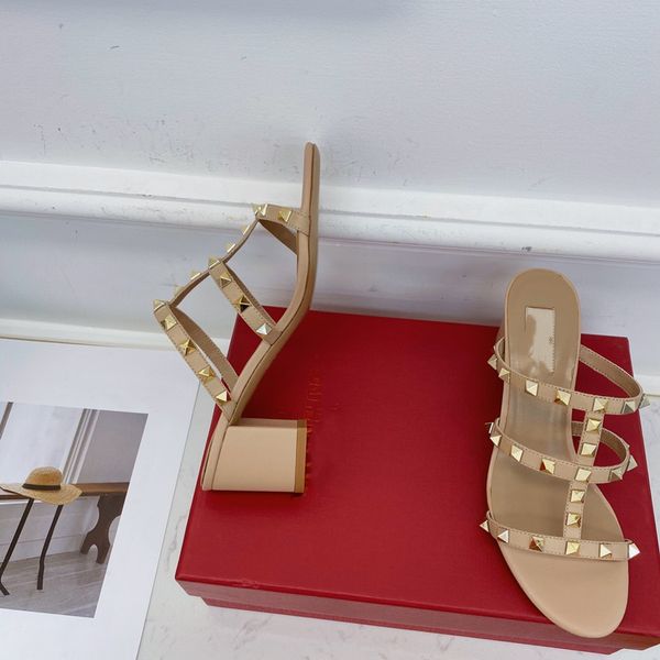 

valentinoheels luxurys designers shoes 2021 fashion sandals flat shoes imitation counter brand sandals flat shoes o15-3, Black