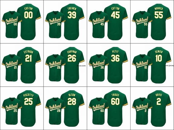 

oaklandathletics #26 matt chapman 10 marcus semien 21 marco estrada men women kids toddler cool flex baseball alternate custom jersey, Black