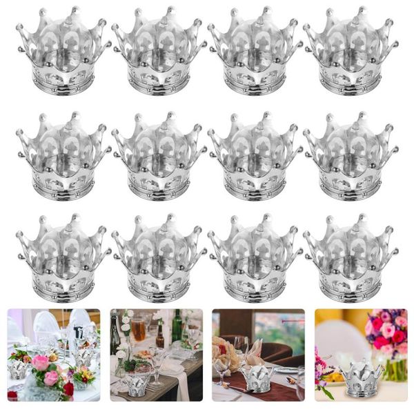 

gift wrap 1 set 12 pcs crown storage boxes wedding candy hollow