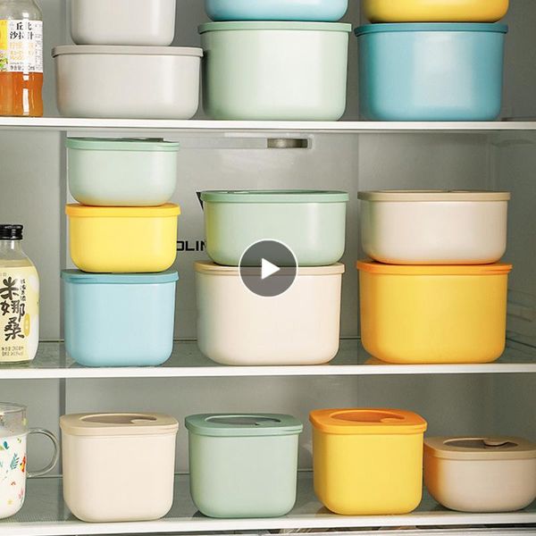 

refrigerator sealed fresh keeping storage box portable lunch kitchen cereals household dumpling picnic bottles & jars