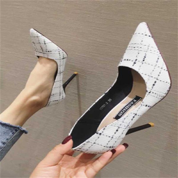 

spring and autumn all-match high heels stiletto women's single shoes dress, Black