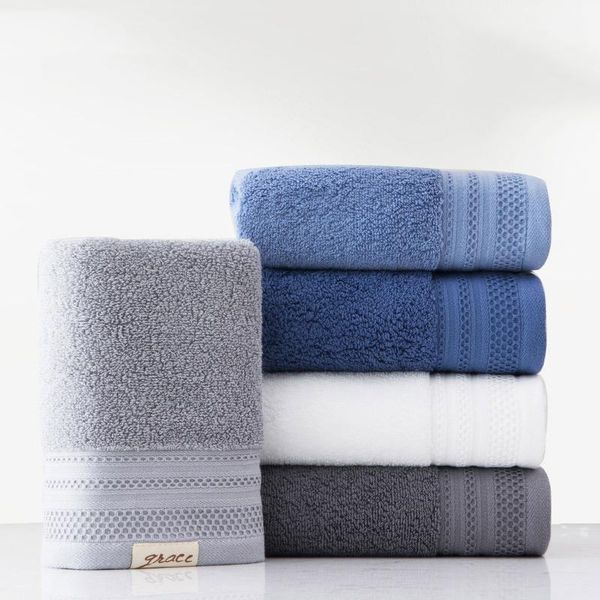 

towel el large fae for men pure cotton women hair wash face home soft winter towels grey absorbent 3 pcs 6mm52