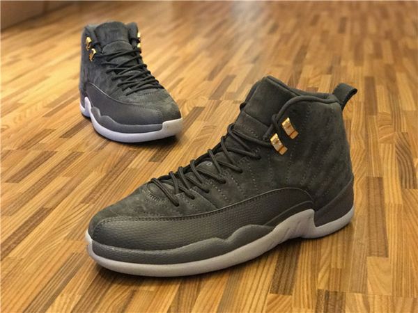 

high version union 12 basketball shoes grey color xii super original carbon fiber fashion trainers ship with box