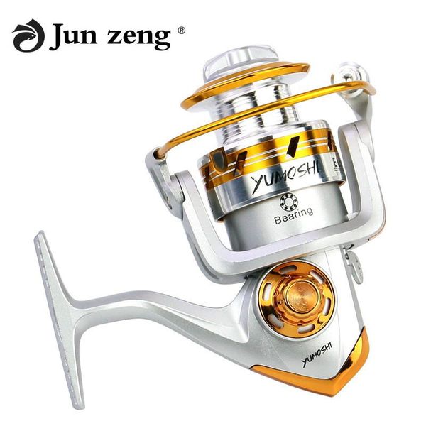 

el1000-7000 series 5.5: 1 fishing reel rod set reels feeder metal carp baitcasting