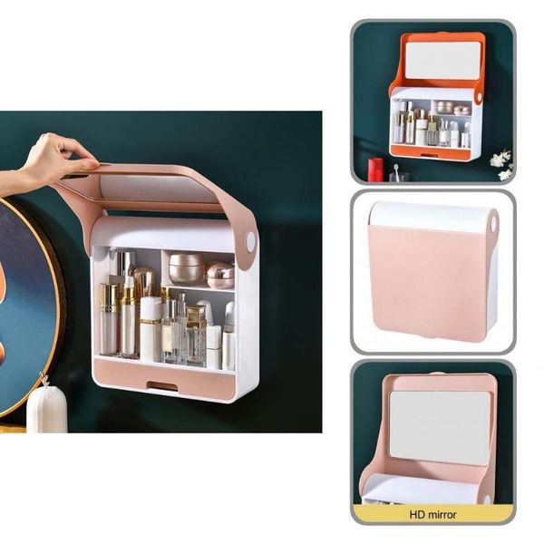 

storage boxes & bins dressing case drawer design makeup organizers round corner large capacity stylish practical separated