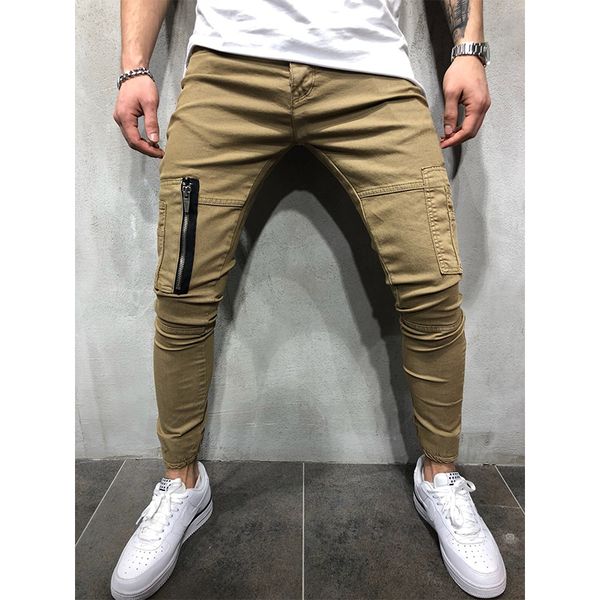 

slim pocket trousers men's assault tactical pants, lightweight cotton outdoor military combat overalls, work pants, Black