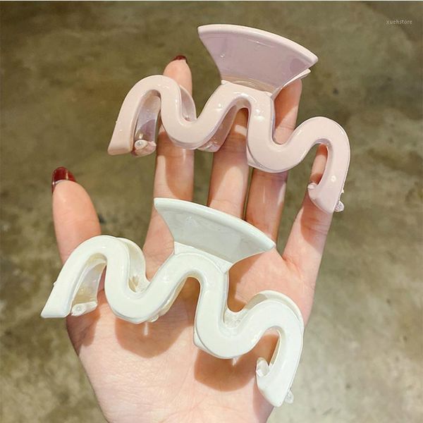 

women girls elegant retro acrylic crab claw clamp sweet hairpins ladies lovely hair female fashion accessories1