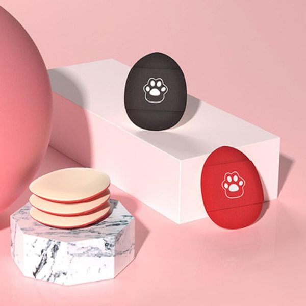 

sponges, applicators & cotton 2pcs mini oval cosmetic puff soft finger facial makeupsponge cosmetics face powder washable lightweight