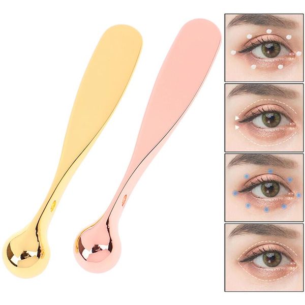 

eyelash curler gold facial mask sticks mixing spatulas eyes care eye tool professional cream massager stick