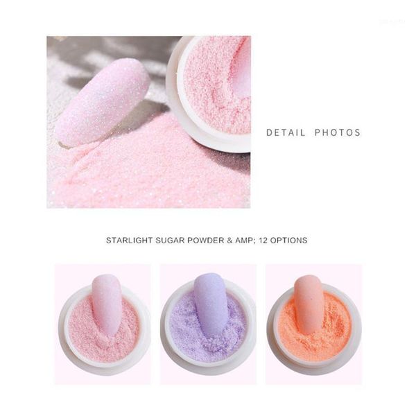 

1box sugar nail art glitter sparkly paillette dust powder beauty decoration for uv gel decoration1, Silver;gold