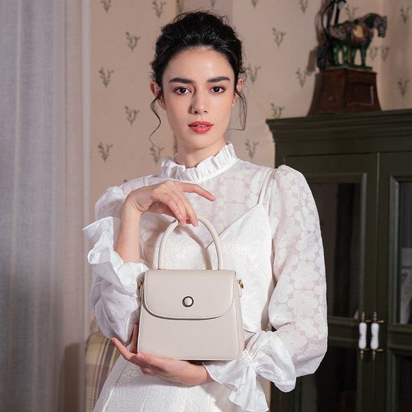 

jiuwa 2021 summer new small fresh fashion versatile one shoulder cowhide women's handbag