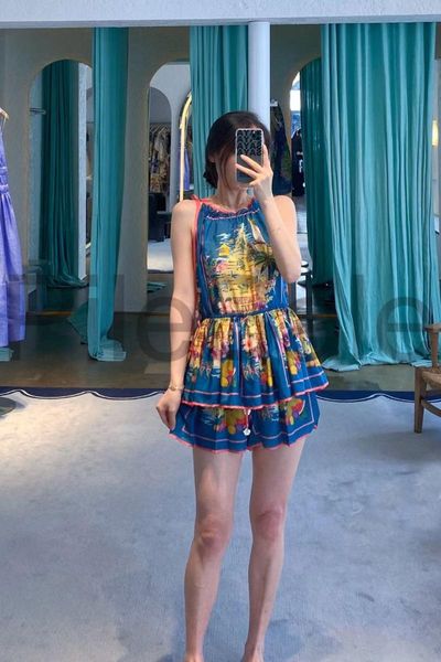 

women's tracksuits women 100% silk strap with shorts, Gray