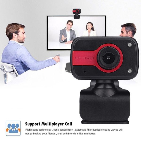 

webcam with microphone hd 2led night vision web camera school meeting working ornaments for win 10 8 7 xp red webcams