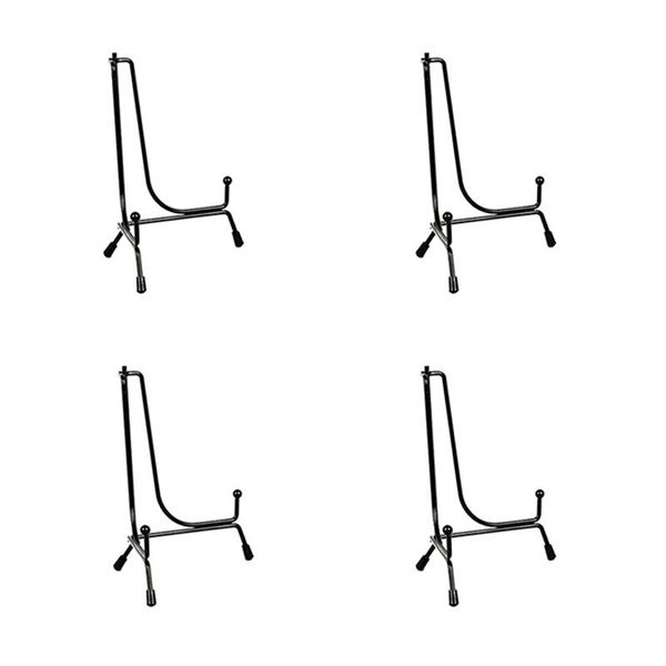 

jewelry pouches, bags 4 pack anti-slip plate stands for display, 8 inch holder display stand, picture frame black, Pink;blue