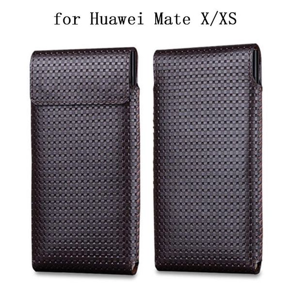 

business flip phone pouch cover forhuawei mate x magnetic genuine leather protective skin xs matexs crocodile bag cell cases