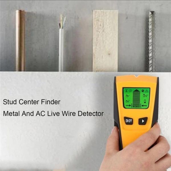 

3 in 1 wall metal stud detector wood studs ac voltage live wire detect live wire detect wall scanner metal stud detector