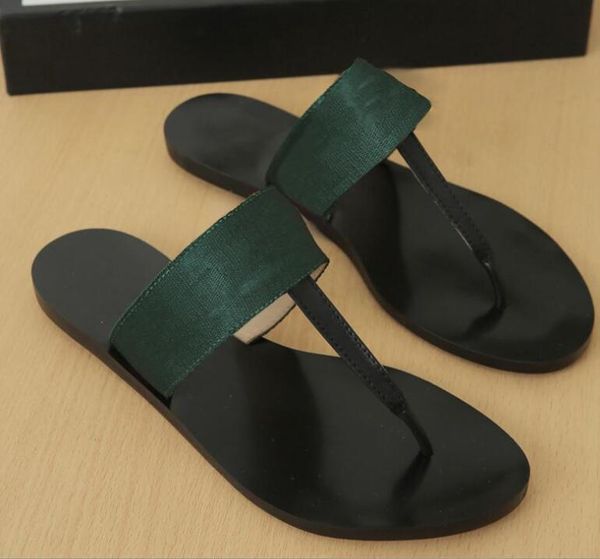 

men beach sandals 2021 summer fashion women flip flops leather lady slipper metal shoes double buckle clogs slides large size 35-45 uq7t, Black