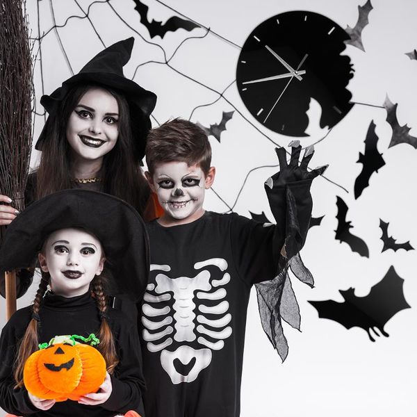 

wall clocks 1 pc bat clock creative household chic decorative