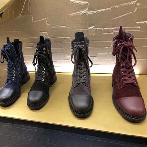 

lace up women boots leather shoes fashion zapatos mujer casual leisure, Black