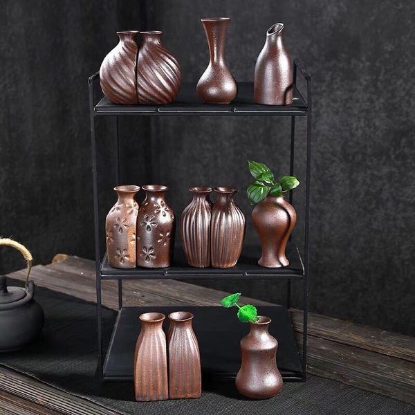 

vases classic coffe ceramic vase chinese arts and crafts decor contracted porcelain flower creative household decoration bottlers