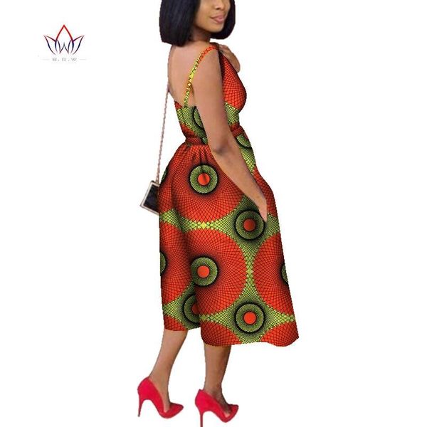 

ethnic clothing women jumpsuit 2021 plus size africa cotton wax print romper bazin riche dashiki elegant wy4373, Red