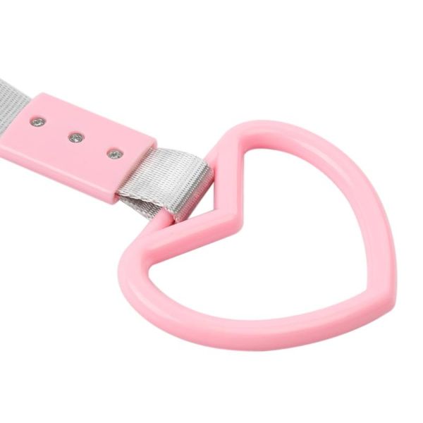 

interior decorations heart-shaped warning ring bus handle hand strap drift charm for safety n0pd