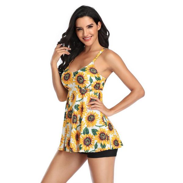 

women's swimwear 2021 swimsuit s  l xl 2xl 3xl two piece woman backless bathing suit beachwear with skirt, White;black