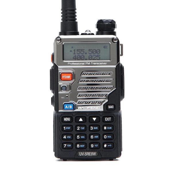 

walkie talkie baofeng uv-5re 8w dual band uv 5re two-way radio vox handheld 10km long range ham hunting