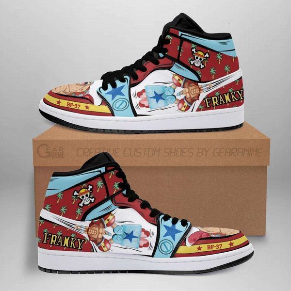 

customization franky sneakers the super skill one piece anime shoes fan ghv5