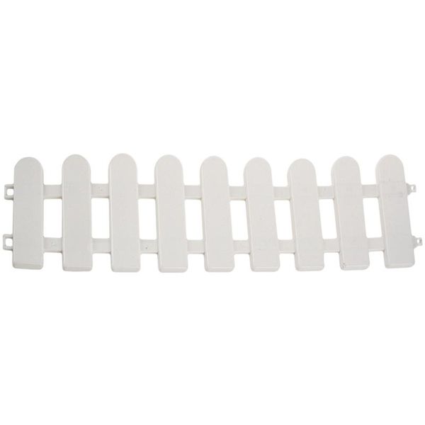 

fencing, trellis & gates 1pc 50x13cm white plastic tree fence courtyard indoor garden kindergarten flower vegetable decor